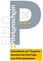 EINO Pilotenschein - 4 x 60 Minuten Intensiv-Coaching inkl. 4 Add-ons + 2 weitere Nutzer + 30GB