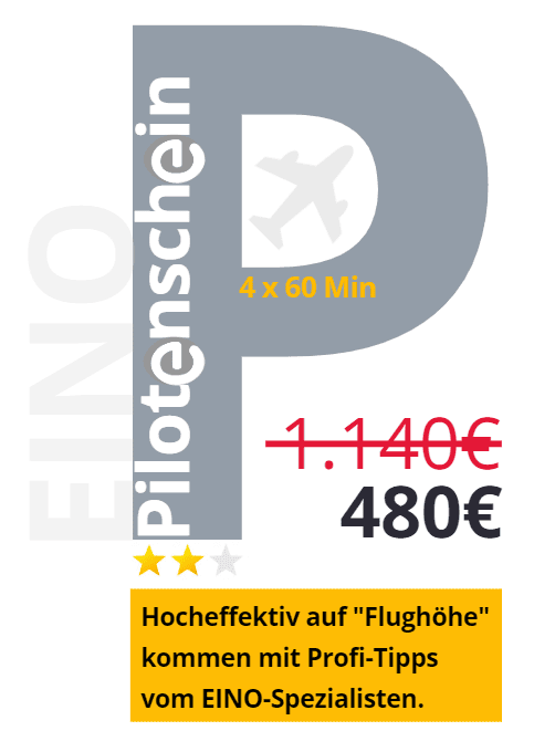 EINO Pilotenschein - 4 x 60 Minuten Intensiv-Coaching inkl. 4 Add-ons + 2 weitere Nutzer + 30GB EINO Pilotenschein - 4 x 60 Minuten Intensiv-Coaching inkl. 4 Add-ons + 2 weitere Nutzer + 30GB